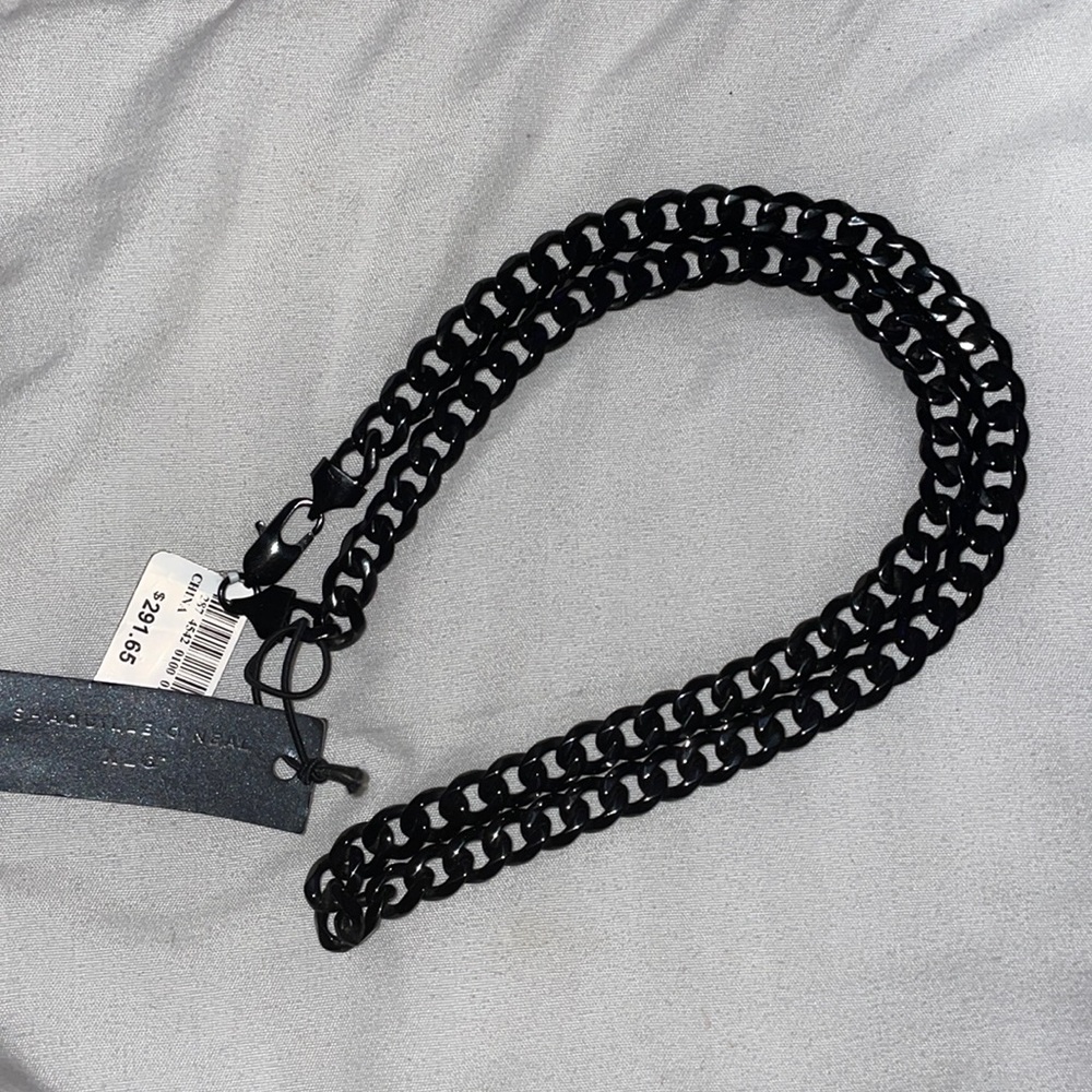 Black Shaquille O’Neal chain necklace